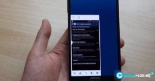 Màn hình thu nhỏ dành cho người có bàn tay bé trên Galaxy Note 3