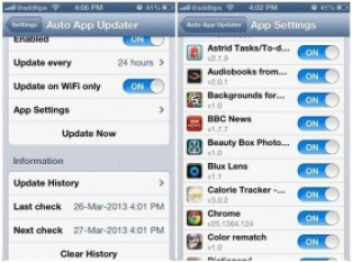 Tự động cập nhật các ứng dụng iPhone trong chế độ nền