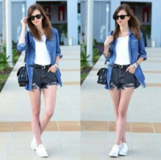 Street style chuẩn - đẹp cho ngày nắng lên