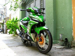 Bộ đôi EX và LX độ màu xanh Kawasaki