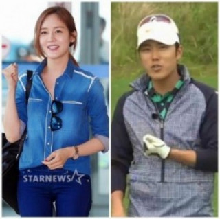 “Búp bê Hàn” Sung Yuri hẹn hò cầu thủ golf