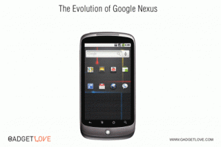 Google Nexus phát triển theo thời gian 
