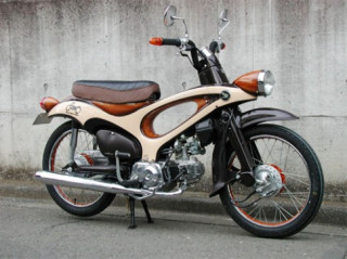 Honda Super Cub 50 giả ốp gỗ