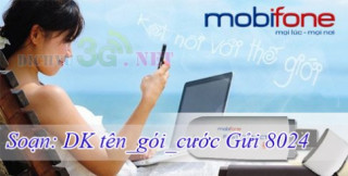 Hướng dẫn đăng ký 3g Mobifone trên điện thoại