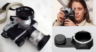 “Sang chảnh” theo kiểu Leica - dùng ống kính làm chân máy