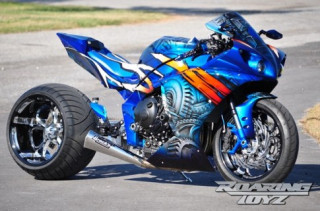 Yamaha R1 phong cách drag bike