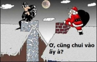 Ảnh chế hài hước về ông già Noel