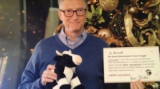 Bất ngờ vì được Bill Gates tặng quà Noel