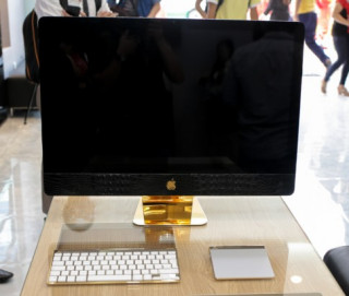 Bộ đôi iMac và Apple Cinema mạ vàng tại Việt Nam