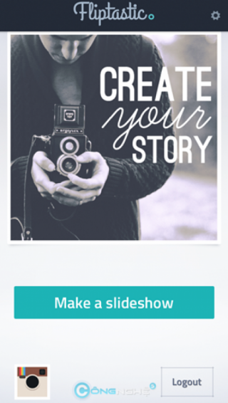 Flipstatic: tạo slideshow hình nhanh gọn trên Instagram