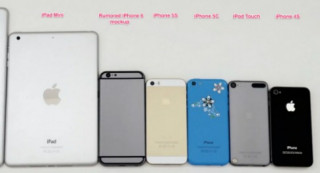 Gia đình iOS hội tụ: iPhone 4, 5, iPhone 6, iPod Touch và iPad Air Mini 2