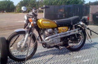 Honda CL350 phong cách Brat-Tracker