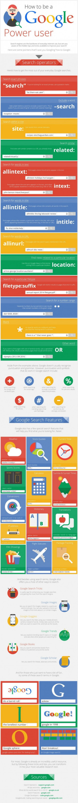 [Infographic] Làm sao để trở thành người dùng công cụ Google giỏi?