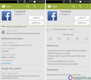 Khắc phục lỗi ứng dụng Facebook trên Zenfone 4 và Zenfone 5
