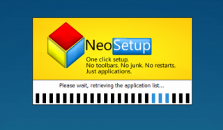 NeoSetup - ứng dụng download, cài đặt và cập nhật phần mềm tự động