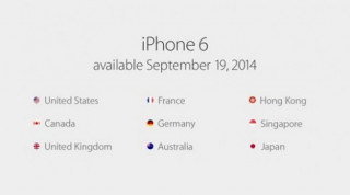 Việt Nam không nằm trong danh sách những nước bán iPhone chính hãng đợt đầu