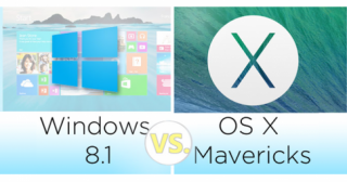 Windows 8.1 vs OS X Mavericks so tài trên Mac OS