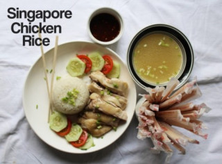 4 bước đơn giản nấu cơm gà Singapore cực ngon