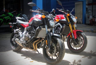 Bộ đôi nakedbike Yamaha FZ 2015 đầu tiên tại Việt Nam