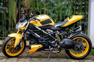 Ducati Streetfighter 848 màu vàng độc tại Hà Nội