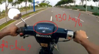 Hình ảnh và Clip Dream cũ đi 2 đạt 130km/h