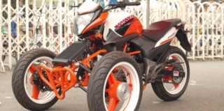 Honda CB 300R độ ba bánh cực ngầu tại Sài Gòn