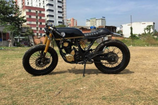 Honda FTR 223 độ Cafe Racer mạ vàng độc đáo