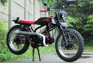 Honda Win đã lột xác theo phong cách rocker