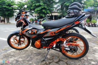 Satria F phiên bản 1 triệu đặc biệt độ khủng tại Sài Gòn