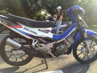 Suzuki Sport 99 dạo phố cafe ngắm gái