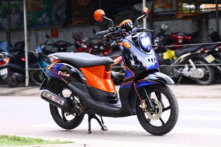 Yamaha Fino kiểng nhẹ mà hơi bị lung linh