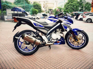 Yamaha FZ150i xanh Gp độ đẹp với cặp mâm lạ