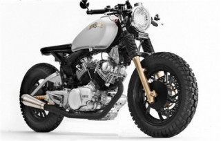 Yamaha Virago tuyệt vời khi kết hợp 2 phong cách cafe và bobber