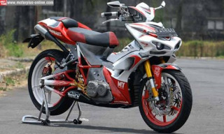 Honda Supra X 125 độ quái đản và hầm hố