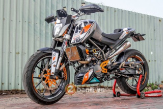 KTM Duke 200 độ cực chất với gói trang bị hàng hiệu tại VN