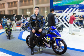 Cận cảnh Exciter 150 Tem Movistar tại Bangkok Motor Show 2015