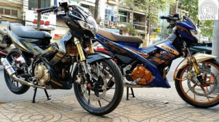 Cặp đôi Satria F độ đẹp tại Sài Gòn