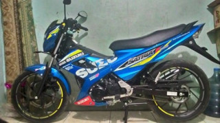 Satria F phiên bản MotoGP độ 