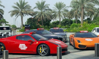 Siêu xe taxi miễn phí tại Dubai