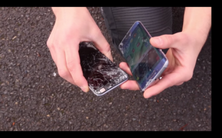 Galaxy S6 Edge và iPhone 6 thử độ bền khi rơi ở độ cao 3m