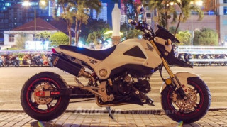 Cận cảnh Honda MSX 125 độ cá tính của nữ biker Sài Thành