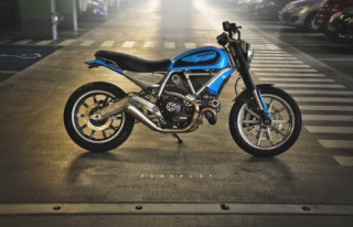 Ducati Scrambler phiên bản Baby Blue đậm chất Pháp