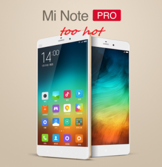 Xiaomi Mi Note Pro bị than phiền là quá nóng.