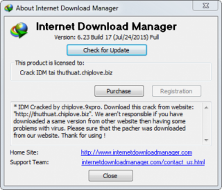 IDM 6.23 build 17 full mới nhất[24/07/2015] sửa lỗi fake serial key