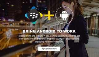 BlackBerry hợp tác với Google để tăng cường bảo mật.