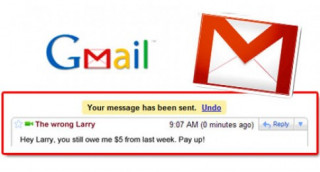 Google đã cho phép người dùng hủy email đã gửi với cú pháp “Undo Send”