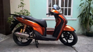 Honda Sh độ pô zin yoshimura titan kèm tiêu đã mode