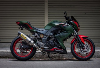 Kawasaki Z300 phiên bản Camo độ hàng hiệu tại Thái