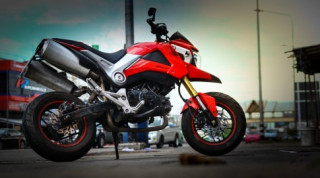 MSX độ mang phong cách Ducati Hypermotard lẫn Monster