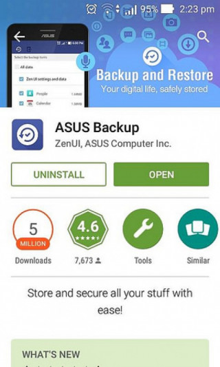 Hướng dẫn Backup dữ liệu trên Zenfone 2